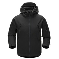 남성용 샤크스킨 소프트쉘 플리스 집업 자켓