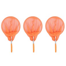 곤충생활 5단 안테나형 잠자리채 오렌지, 3개입