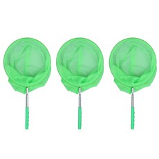 5段伸縮蜻蜓捕捉網 綠色, 3片