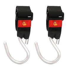 孩童推車鋁製掛鉤, 黑色, 2入