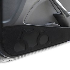 BORN TO ROAD Noblesse 車門保護套 第1排 + 第2排 黑色布料 黑色線條 + DUB 紙質芳香劑, 舊型 SM5 1998年~2004年