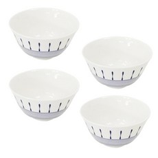 Dear Living 藍色雨滴大碗, 混合色, 4個