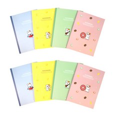 아이비스 에비츄 제본노트 EB, 랜덤 발송, 8개입