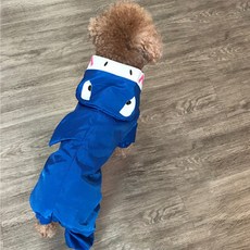 Saecoming 可愛角色寵物狗衣服, 藍色