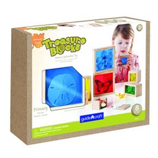 가이드크라프트 보물상자 블록 칼라, 혼합 색상, 1개