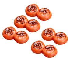 Ants 廚房用品 陶瓷筷架, 柿子, 5個