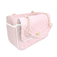 유어펫 반려동물 숄더백 CW21, 핑크 퀼팅, 1개