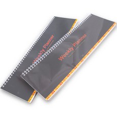 Projection Design Desk Long Weekly Planner 2p, 橘子