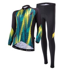 mcn 女款熱帶自行車長袖長褲套裝