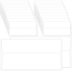 投影設計現代水平零用錢信封小, 白色, 20個