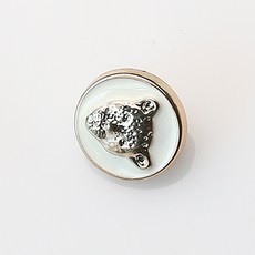 HR大鈕扣 努亞克肖特 鈕扣 NO26 15mm, 混合顏色, 8個