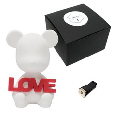 라띠크제이 러블리 석고방향제 러브 화이트, 클린코튼