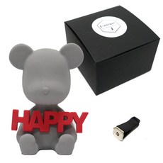 Latique J可愛石膏芳香劑 快樂 灰色, 黑櫻桃