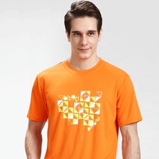 MMOA 男士圓形羽毛球T恤 MRT-7440