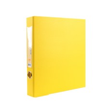 ALPHA 3孔A4活頁文件夾 3cm, 黃色, 1個