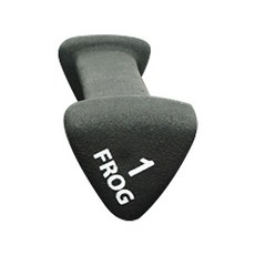 플러그피트니스 네오플랜 삼각아령, 1kg, 블랙, 1개