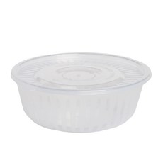 투고팩 KH 냉면용기 중 1.3L + 뚜껑 세트, 1개, 200세트