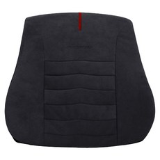 렉스디 차량용 알칸타라 등쿠션, 다크그레이, 1개