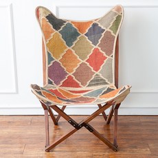 아카시아 버터플라이 체어, A2(우드프레임), 1개