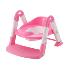 babyyuga 孩童二合一便盆如廁輔助梯 BH-106, 粉色