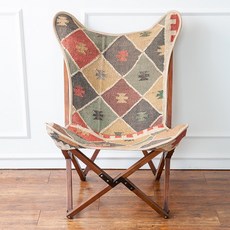 아카시아 버터플라이 체어, A4(우드프레임), 1개