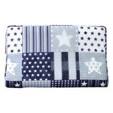 design&Story 孩童印花記憶棉枕頭, 藍色