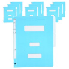 Munhwa Filing System 政府文件文件 PP A4 F494-7 x 10p, 藍色, 1個