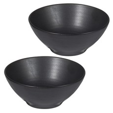 공기 이선철 국그릇, 블랙, 2개입