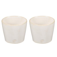 공기이선철 찻잔 일자형, 베이지, 2개입