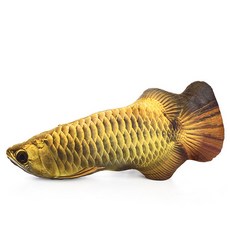 BK 貓抓到的大玩具魚60cm, 一, 1個