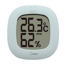 DRETEC 溫濕度計 藍色, 1個
