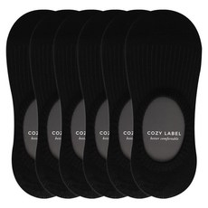 COZY LABEL 女款羅紋隱形襪 6雙