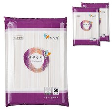 LIVINGWELL 竹筷, 50入, 3袋