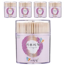 Living Well 雙面圓筒牙籤 大, 480入, 5個