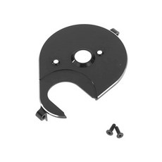 hot-racing 鋁製齒輪蓋支架 RR10 Yeti, BK, 1套