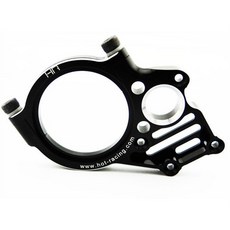 hot-racing 鋁製電機安裝軸向 Yeti, BK, 1個