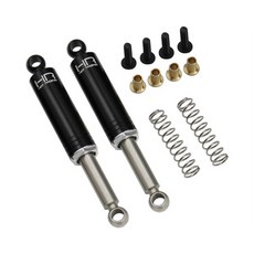 hot-racing 鋁黑色內部彈簧空氣減震器 65 毫米套組, BK, 2套