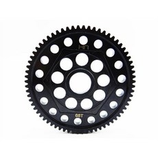 hot-racing 鋼正齒輪 68 齒 32 節距 Yeti & Yeti XL, BK, 1個