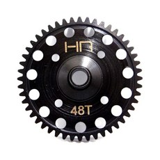 hot-racing 鋼 Lt Wt 正齒輪 48 HPI Apache C1 Sc, BK, 1個