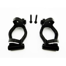 hot-racing YEX1901 鋁製轉向節支架套組 1PR 套組, BK, 1套