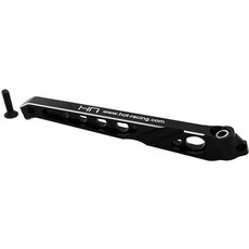 hot-racing AON30X01 鋁製後底盤支架 118mm, BK, 1套