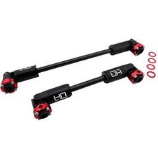 hot-racing SCXT37A02 重型鋼秤外觀 U 型接頭軸 1PR 套組, BK, 1套