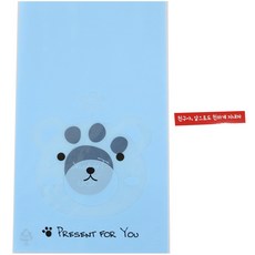 황씨네도시락 비접착 애니멀 봉투 곰 50p + 빨강띠지 친구야 앞으로도 친하게 지내자 50p, 1세트