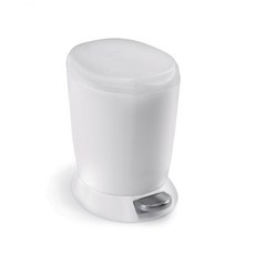simplehuman 腳踏式垃圾桶 CW1318 6L, 白色的, 1個
