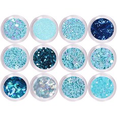 메이브라운 비비드패키지 네일글리터 M10107, 블루, 1개