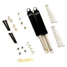 hot-racing 黑色內部彈簧空氣減震器 100 毫米套組, BK, 2套