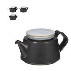 공기 이선철 주전자 소 4p, 270ml, 블랙