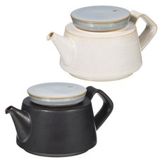 공기 이선철 주전자 소 2p, 270ml, 베이지, 블랙