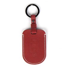 네임드컴퍼니 Origin 기아 신형 4버튼 가죽 스마트키 케이스 K02 K3쿠페, 레드와인