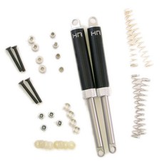 hot-racing 銀色內部彈簧減震器 120 毫米套組, S, 2套